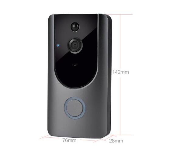 Visual intelligent doorbell intercom home alarm wifi mobile phone remote electronic cat eyes